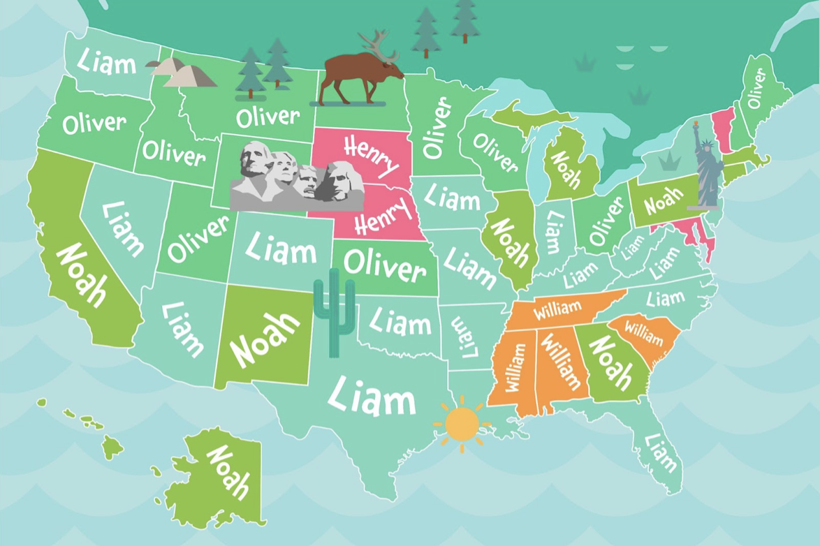 What s The Most Popular Baby Name In Your State In 2023 FamilyEducation